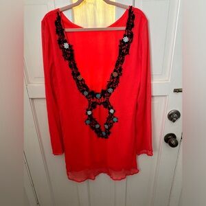 R Cinco Ranch backless mini dress